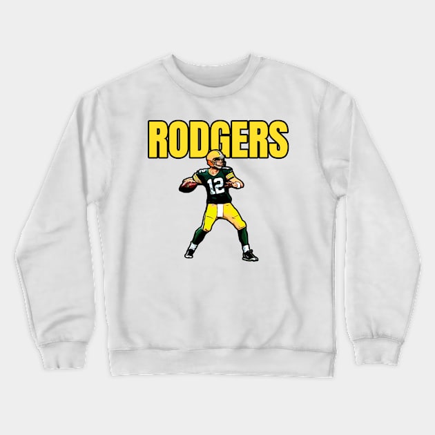 Packers Rodgers 12 Crewneck Sweatshirt by Gamers Gear